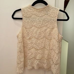 Forever 21 lace crochet halter top